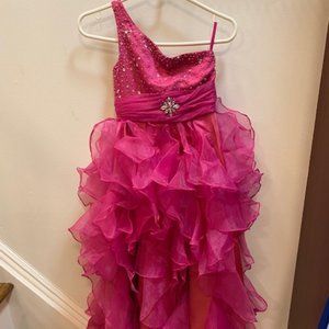Fuchsia Girls Party Dress